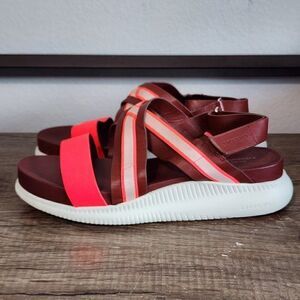 Cole Haan 2.Zerogrand Criss Cross Women's Sandals Shoes Size 11 Red